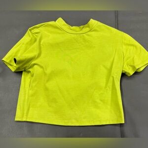 Vixen by Micheline Pitt Bright Green Crop Top